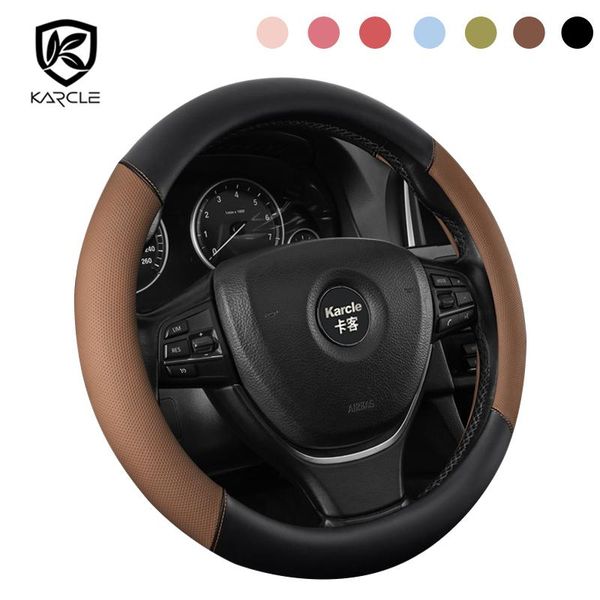 

steering wheel covers 38cm car cover auto leather protector for ioniq 2021