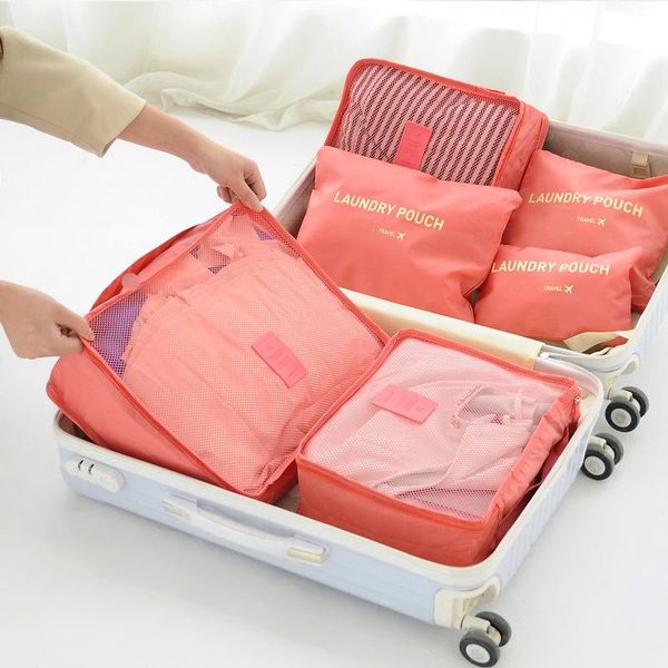

storage bags travel goods clothing bag 6-piece set