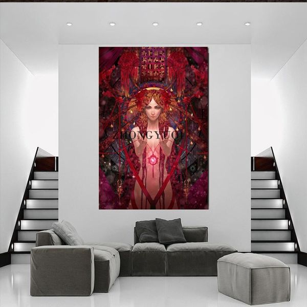 

paintings frame tarot series goddess wall art canvas painting room decoration pictures colorful picture for living home decor