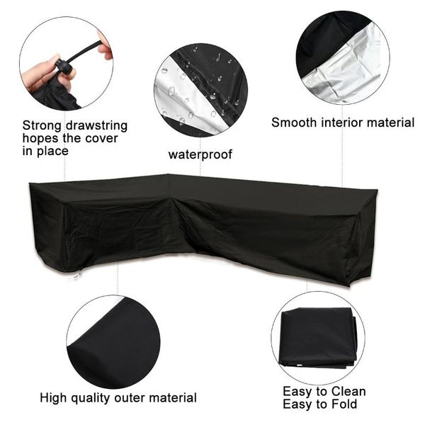 

other household sundries garden rattan corner furniture cover outdoor v shape waterproof sofa protect set covers protector suply