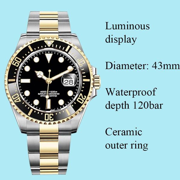 

wristwatches men's watch automatic mechanical waterproof wristwatch pagani design stainless steel strap relogio feminino, Slivery;brown