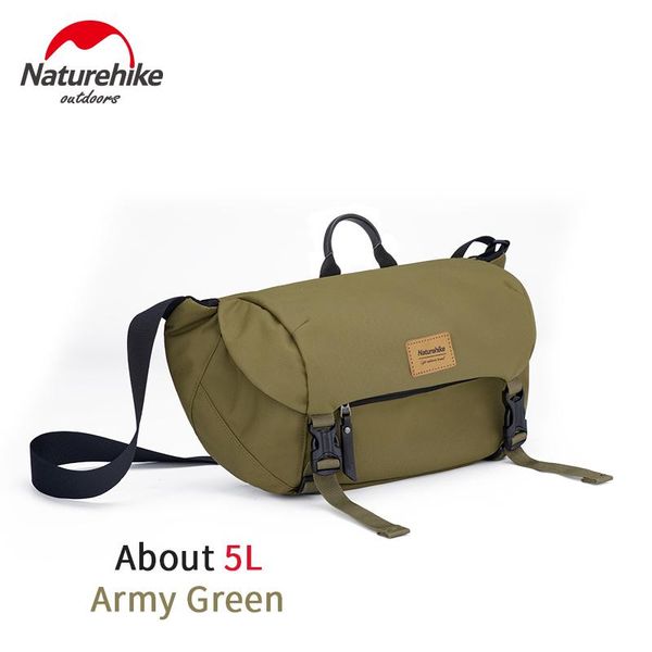 

naturehike b02 outdoor travel leisure bag 5l multifunction water-poof nylon shoulder adjustable strap cycling hiking bags