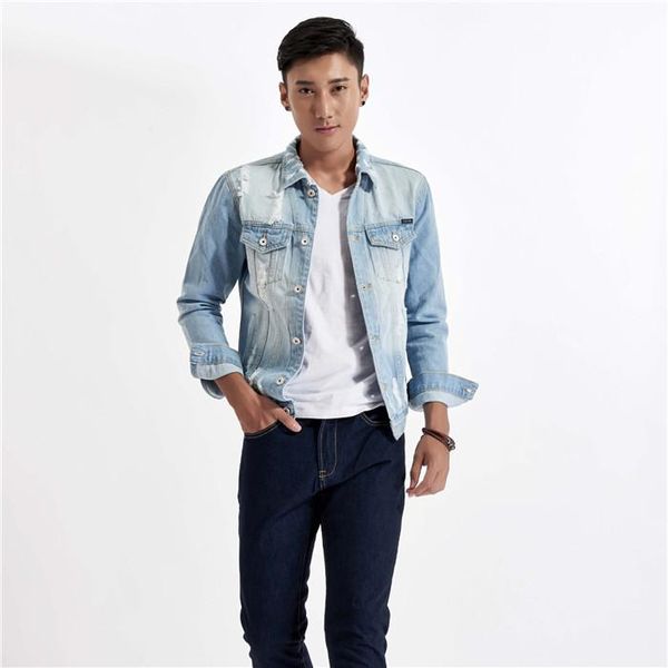 

men's jackets 2021 men jean light blue clothes denim jacket fashion man jeans spring autumn outwear male cowboy plus size m-3xl, Black;brown