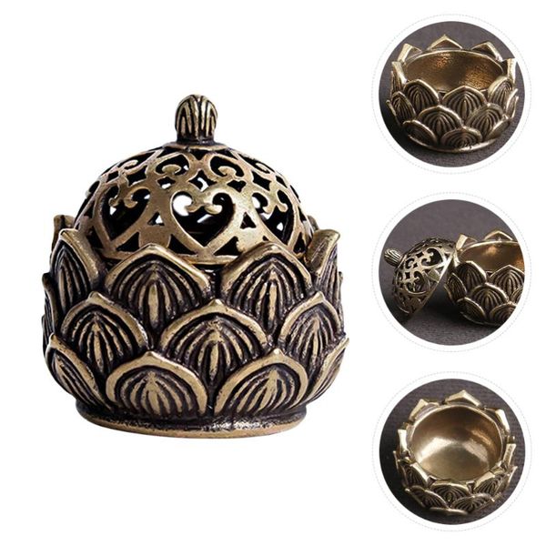 

1pc carved incense holder practical burner beautiful aroma ornament fragrance lamps