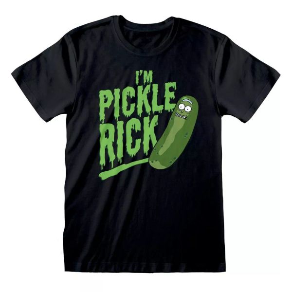 

rick and morty im pickle rick licensed men t-shirt, White;black