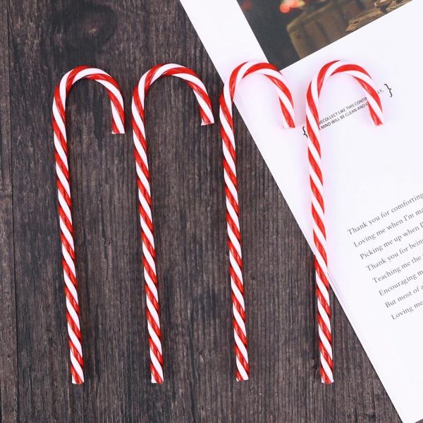 

christmas decorations 6pcs candy cane lawn stakes pathway markers creative tree decoration gift