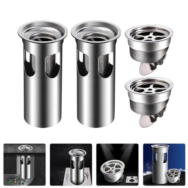 

other bath & toilet supplies 4pcs anti-clogging floor drain filter washing machine