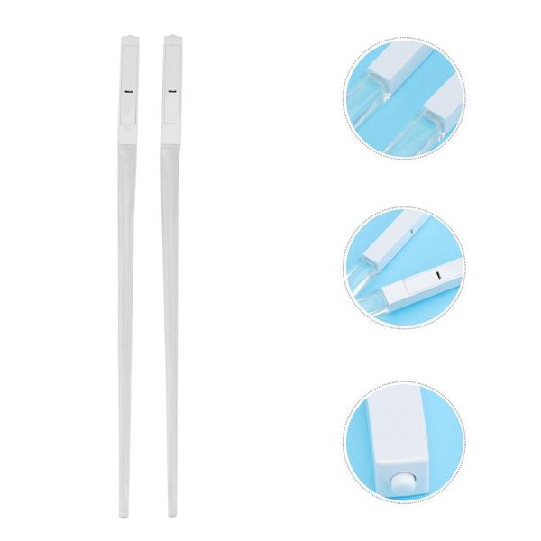 

chopsticks 1 pair of light led lightsaber durable lightweight portable bpa and safe (red)