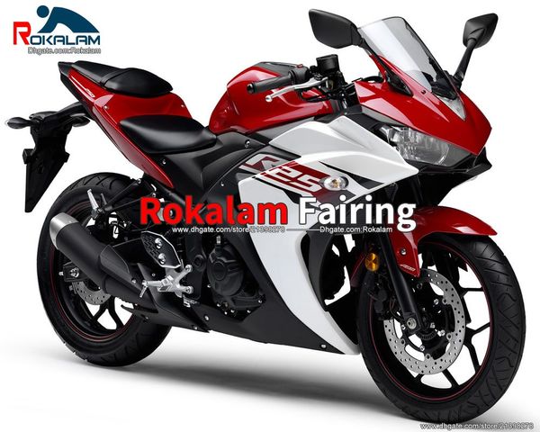 Para Yamaha R25 R 25 R3 BodyWorks R3 2015 2016 2017 Aftermarket Motocicleta Kit de Feira (Moldagem por Injeção)