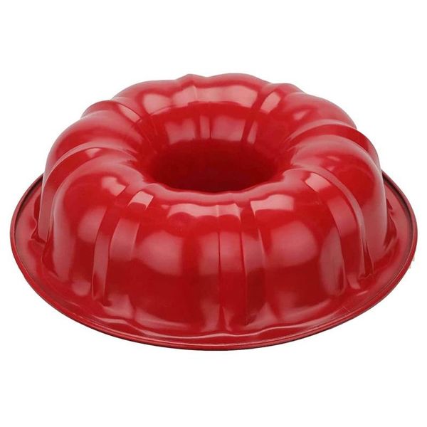 

baking & pastry tools est round non stick fluted cake pan tin ring tray bakeware mould for donut, muffin, cake, cookie, pudding