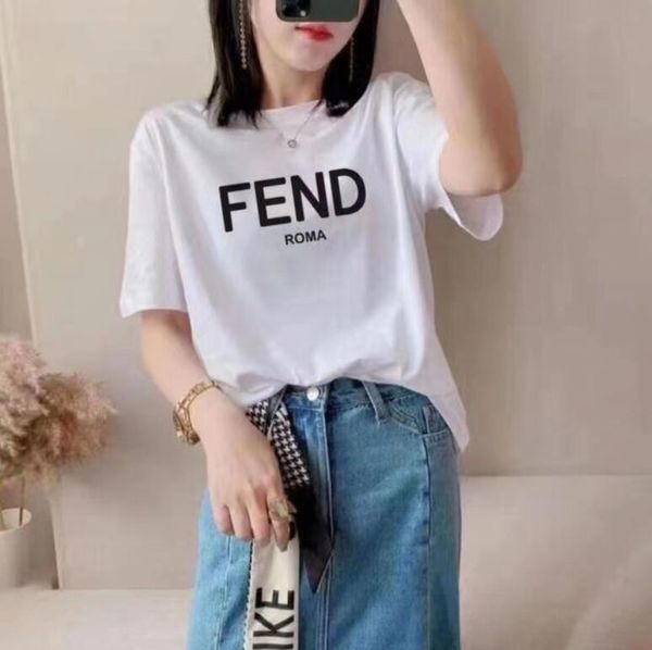 

spring/summer fashion women's & tee round collar pure cotton casual couples with short sleeve plus size loose men ms t-shirt individua, White