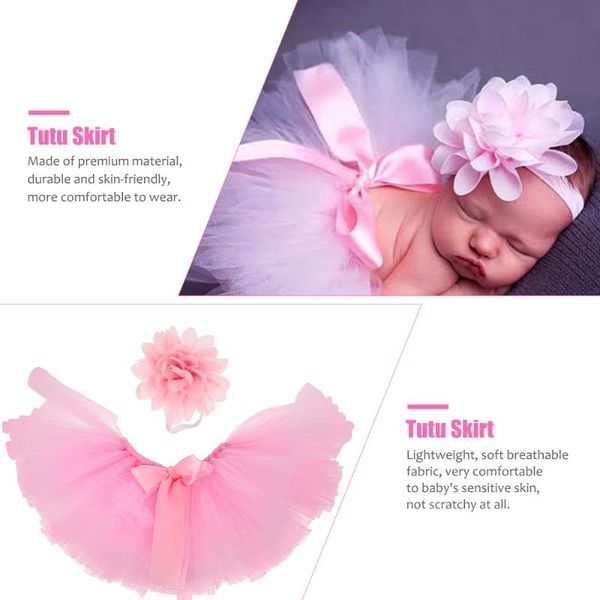

skirts 2pcs born pography outfits tutu skirt costume supplies, Blue