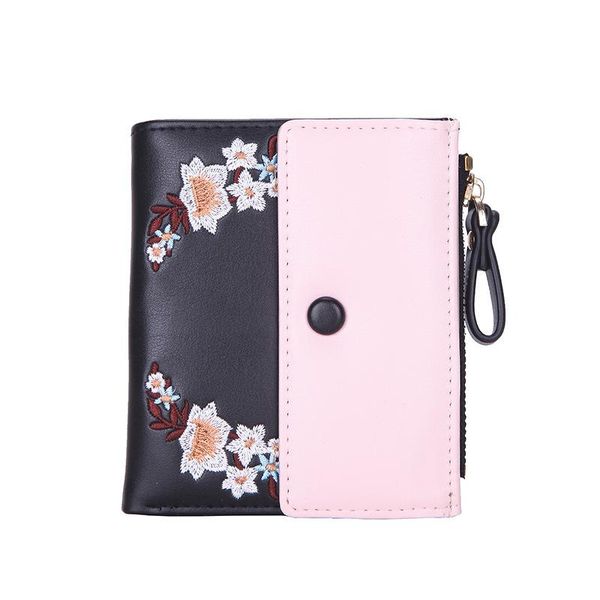 

wallets 2021 women mini clutch flower lady, Red;black