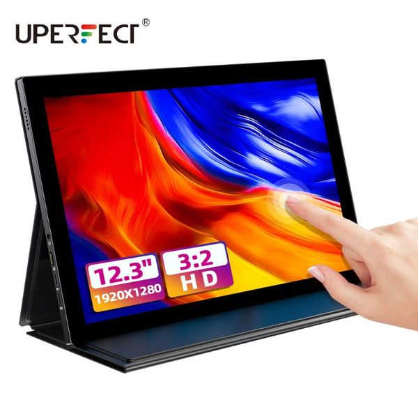 

monitors uperfect touch screen portable monitor 1920Ã1080 fhd ips 12.3 inch display monitorfor raspberry pi switch lapphone