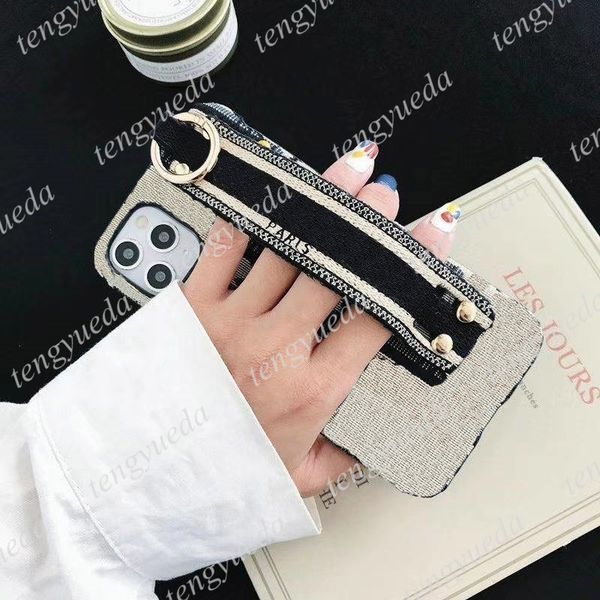 

fashion designer wallet phone pocket cases for iphone 13 13pro 12 11 pro max x xs xr xsmax cloth leather card holder hasp wallets cellphone, Red;black