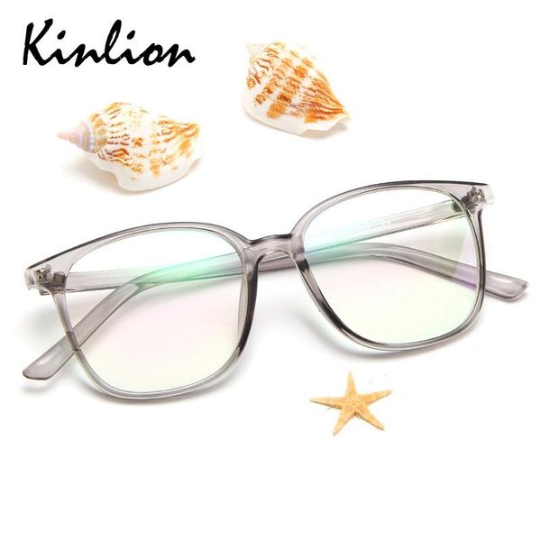 

fashion sunglasses frames kinlion rectangle women eye glasses frame vintage square men optical clear lens mens eyewear gafas oculos, Black