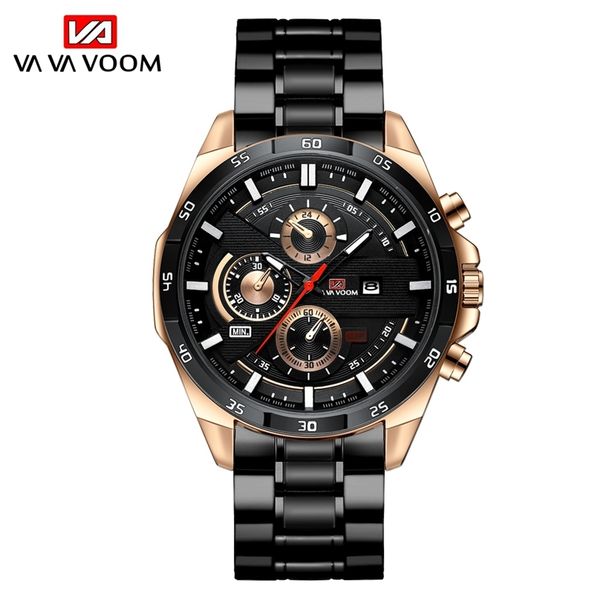

watches men sport stainless steel band waterproof casual military army outdoor run hiking leather 210609, Slivery;brown