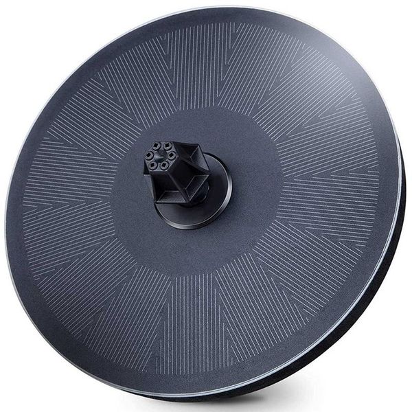 

solar bird bath fountains, 8 nozzle fountain,3w floating fountain pump equipped with 900mah battery and 4 fixtures garden decorations
