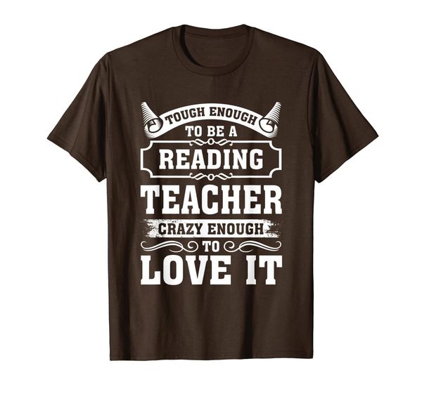 

Tough Enough To be a Reading Teacher School Team T-Shirt, Mainly pictures