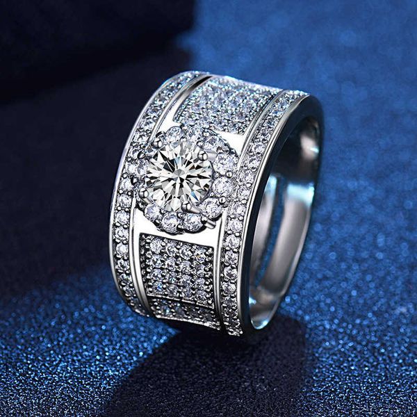 

fashion personality group set with wide zircon diamond ring, Golden;silver