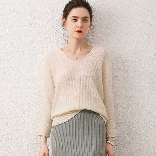 

women's two piece pants fashion cashmere sweater women's loose casual warm and comfortable z725, White