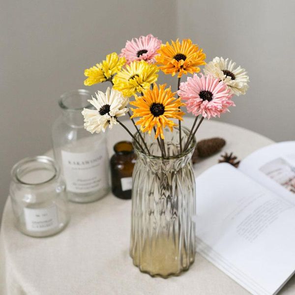 

decorative flowers & wreaths wedding decorations po props fruit nutshell handmade daisy artificial home decor table art dried flores decorat