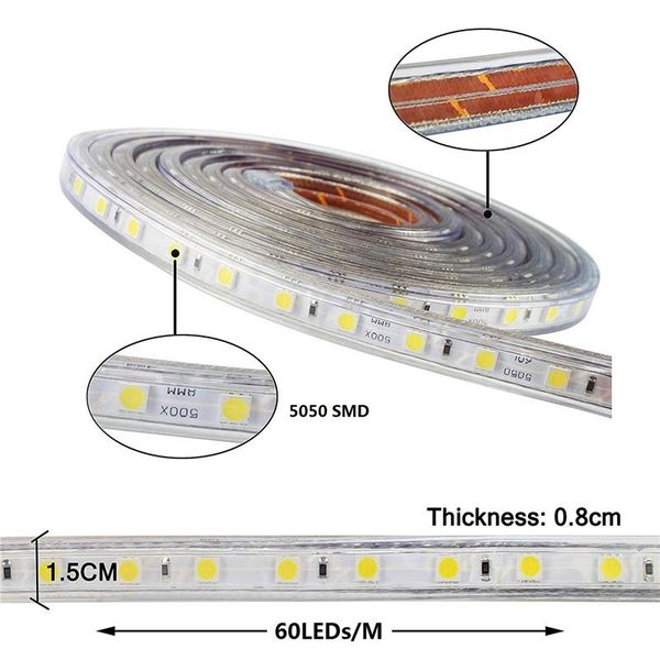 

strips smd ac 220v led strip
