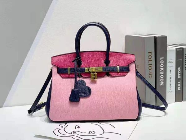 

flower panda home 2021 new color matching beautiful one shoulder slant cross hand lock small square bag