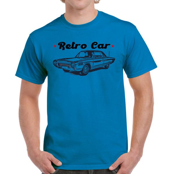

VINTAGE AMERICAN CAR Chrysler Turbine 1963 - NEW COTTON T-SHIRT, White;black