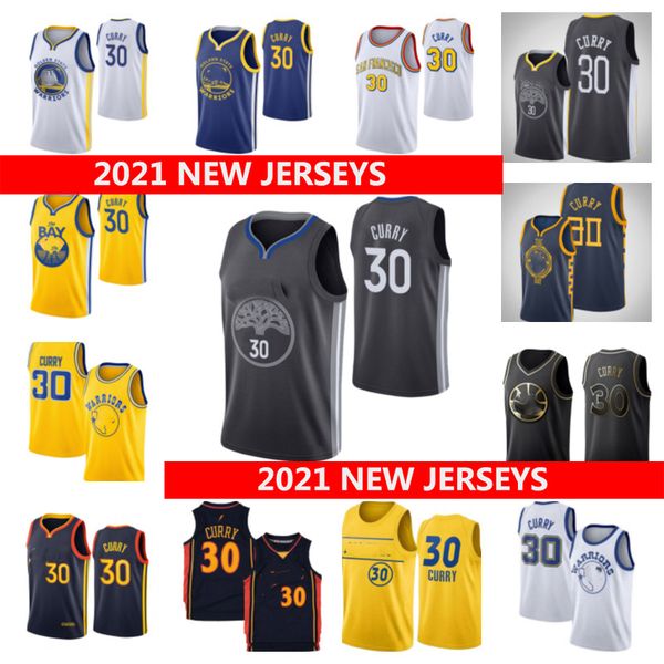 

2021 basketball jerseys 30 stephen curry, Black;red