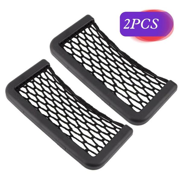 

car organizer phone holder storage network pocket mesh bag pouch replaces seat