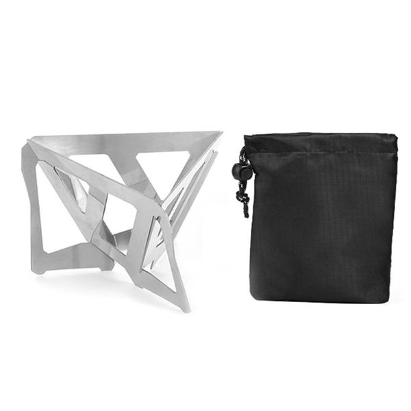 

coffee filters stainless steel filter cup folding portable drip rack dripper