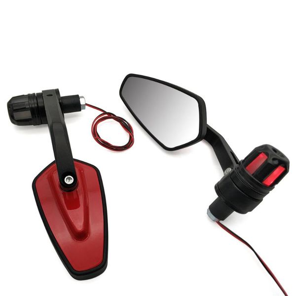 

motorcycle mirrors 22mm universal mirror with signal light end side rearview for f800gs adventure f800gt f800r f800s f800st
