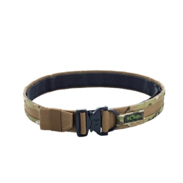 

waist support 1.75 "tactical sports double waistband inside and outside, Black;gray