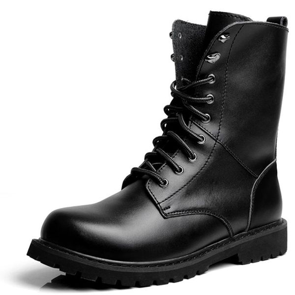 

boots 2021 l men's england trend boot-up boot leather high wholesale 3848, Black
