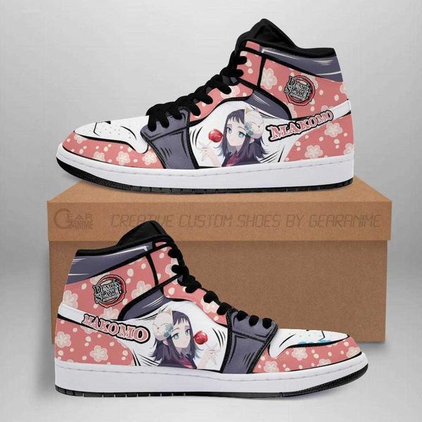 

boots makomo shoes demon slayer anime sneakers fan gift idea8vk2