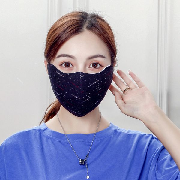 

designer masks facemask mask female autumn and winter dustproof windproof warm riding thickened cotton breathable anti haze pm