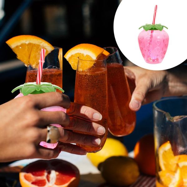 

mugs 1 set 3pcs luminous beverage cups creative pineapple with light for bar