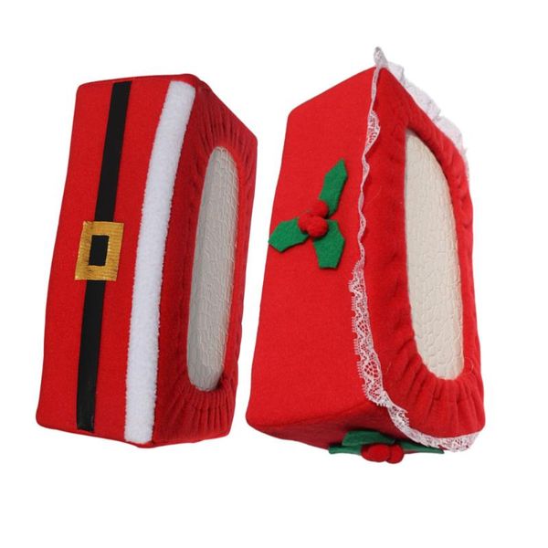

tissue boxes & napkins 2pcs christmas theme decorations holiday gift berry box