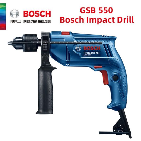 

professiona electric drills bosch gsb 550 impact drill multi-function 550w wired screwdriver professional household power tool