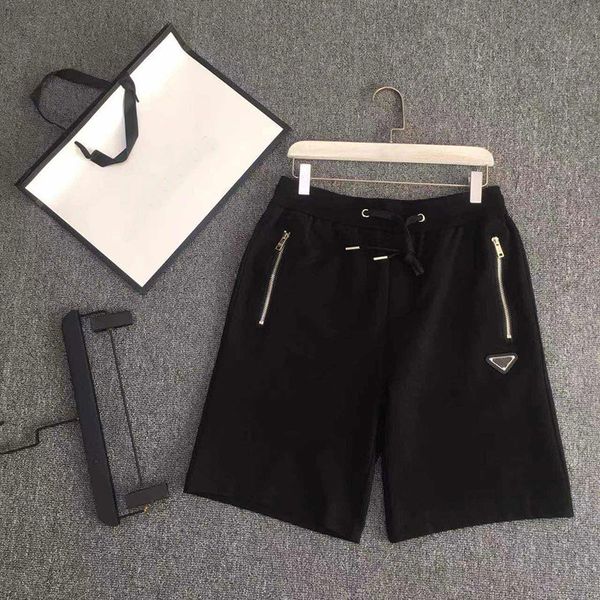 

men's shorts designer mens eric emanuel tracksuit relaxed regular knee length letter men casual black white short pants size m-2xl efj7, White;black