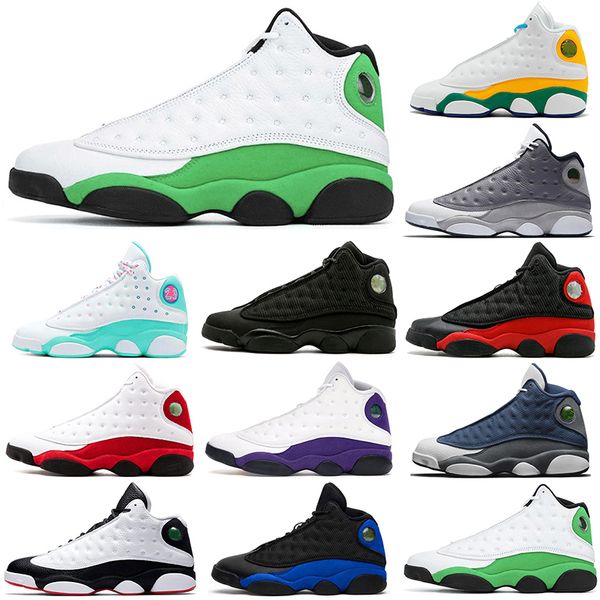 

man basketball shoes 13 13s atmosphere aurora black cat bred chicago court purple flint he got game hyper royal lucky playground trainers sp