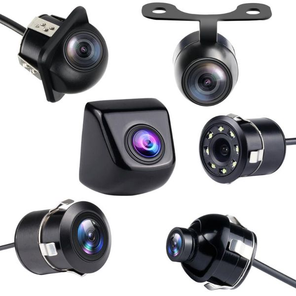 

car rear view cameras& parking sensors camera 4 led night vision reversing auto monitor ccd waterproof degree ir hd video universal backup