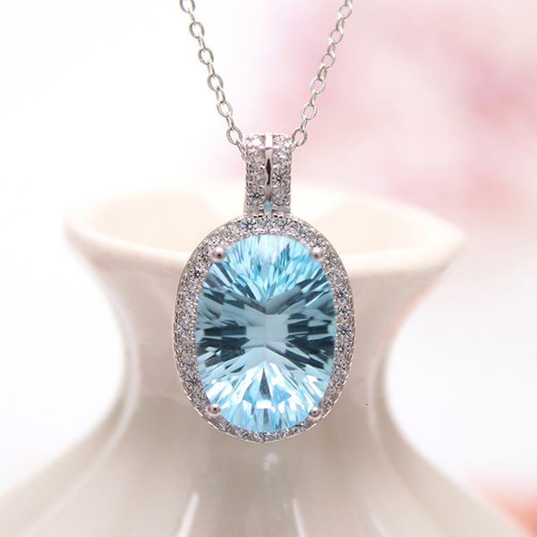 

s925 sier ins female voice sprint live natural z pendant tiktok necklace, Silver
