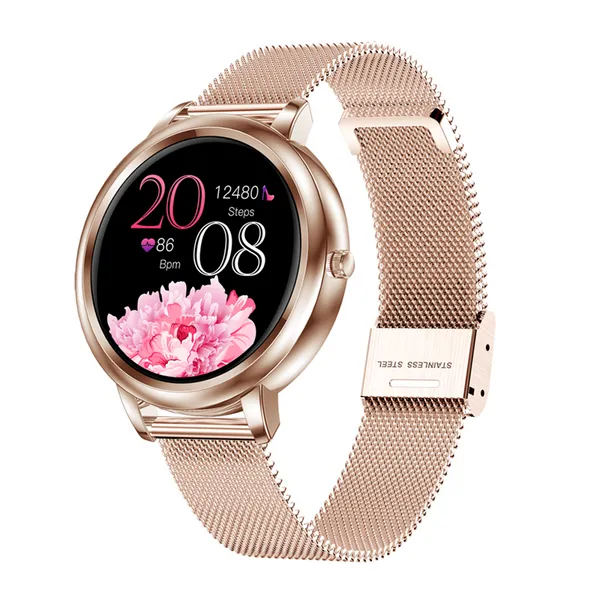 MK20 Smart Watch 2021 touch screen completo 39 mm diametro smartwatch per donne e ragazze compatibili con Android e iOS