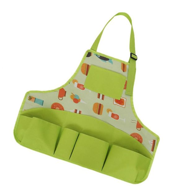 

aprons kids apron gardening baking adjustable neck strap with pockets child