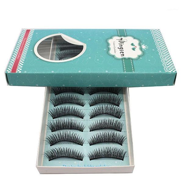 

pairs women girls cosmetic false eyelashes long handmade eyelash extension tool fake lashes winged cilios posticos1