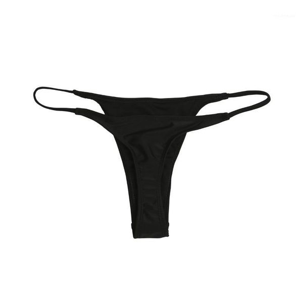 

women g-string solid color thongs bikini swimwear bottom swimsuit 2021 women's, White;black