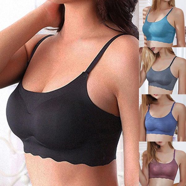 

gym clothing female intimates lingerie seamless push up bras for women sleeping active bra bralette wire intimate brassiere, White;black
