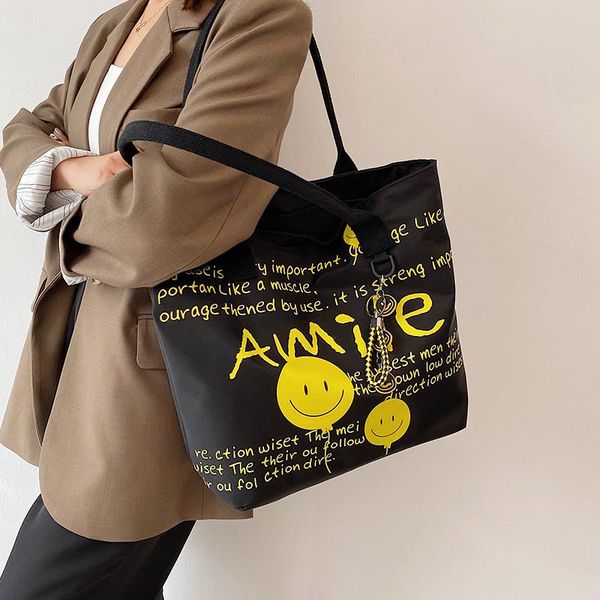 

shoulder bags 2021 underarm bag portable pu leather graffiti large capacity casaul shopping tote luxury handbags designer